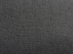 Outlet Vente-unique Sofá rinconera panorámico convertible con almacenamiento y pufs en tejido antracita SELIM Gris antracita