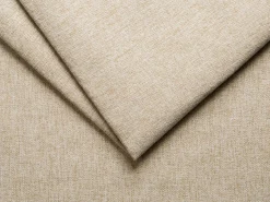 Discount Vente-unique Sofá rinconera panorámico de tela NESSARO Beige