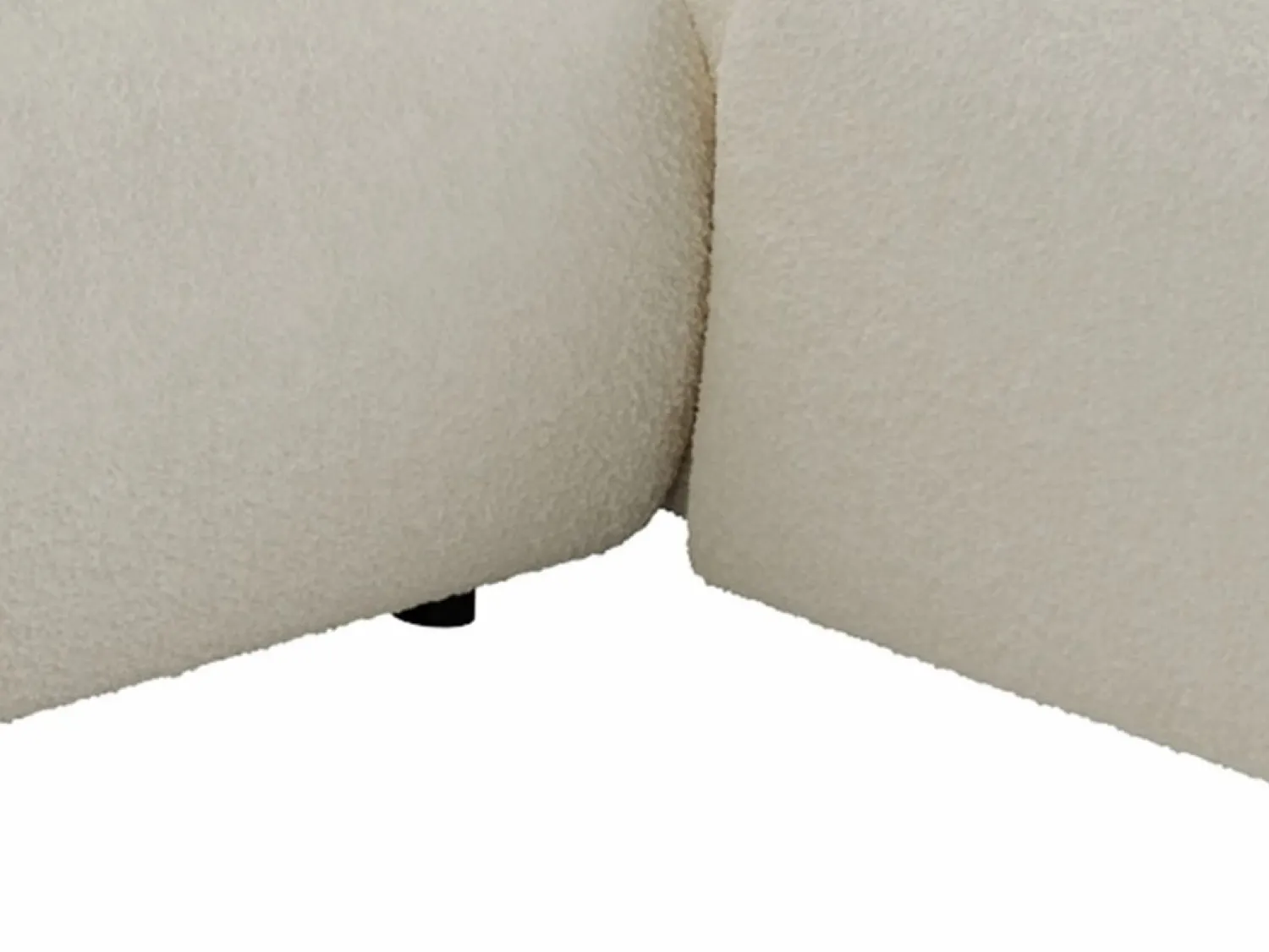 Online Sofá rinconera panorámico en tela bouclé - - POGNI de Sofá Xxl