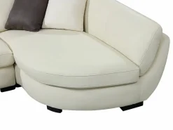 Best Sofá rinconera piel de búfalo de 5 plazas - - Ángulo derecho. CAIPI Sofá De Piel|Sofá Rinconera