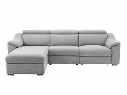 Vente-unique Sofá rinconera relax de tela - - Ángulo izquierdo - PEDRERA