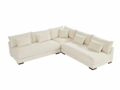 Vente-unique Sofá rinconera reversible de pana SPERONE de Pascal Morabito