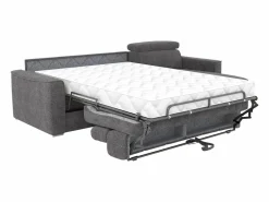 New Sofá rinconera reversible convertible tipo italiano en tela gris - Cama 160 cm VIZIR Sofás Y Sillones