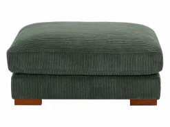 Discount Vente-unique Sofá rinconera reversible y puf de pana SPERONE de Pascal Morabito Verde