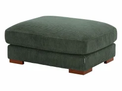 Discount Vente-unique Sofá rinconera reversible y puf de pana SPERONE de Pascal Morabito Verde