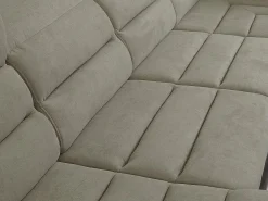 Outlet Vente-unique Sofá XXL beige/marrón ángulo izquierdo BOILEAU - Barato Marru00f3n chocolate / Beige