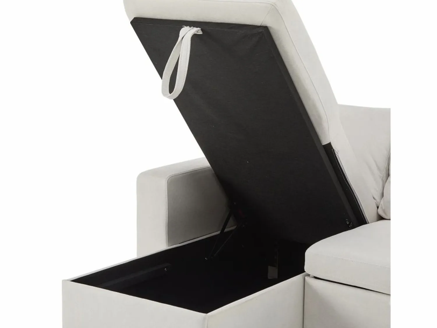 Sofa cama esquina 214x131x87cm estilo moderno con puerto USB y almacenaje tela terciopelo perfecto para salon