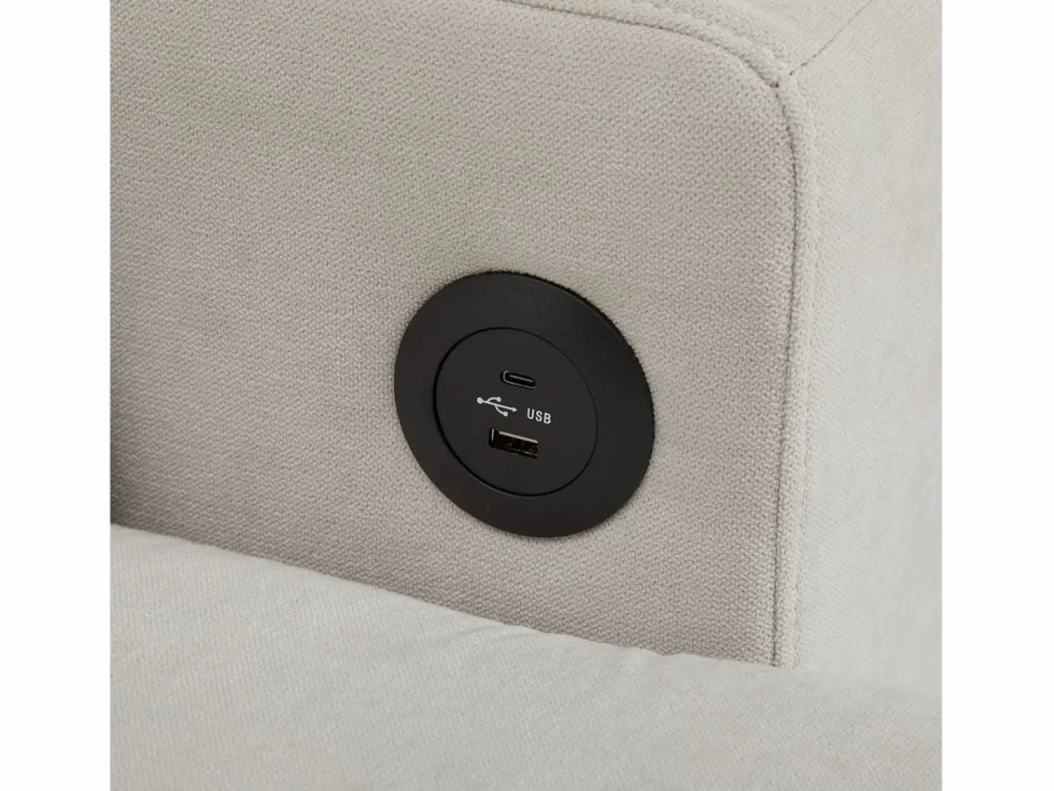 Sofa cama esquina 214x131x87cm estilo moderno con puerto USB y almacenaje tela terciopelo perfecto para salon