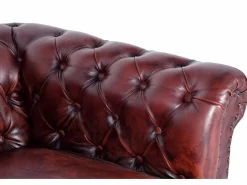 Clearance Sofa chester piel natural Sillón De Piel