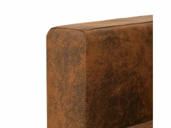 Clicnbuy Sofa de 3 plazas 191x73x82 cm piel de ante artificial