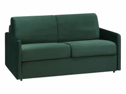 Discount Sofá-cama de 3 plazas de terciopelo CALIFE Sofá De Terciopelo|Sofá - 3 Plazas