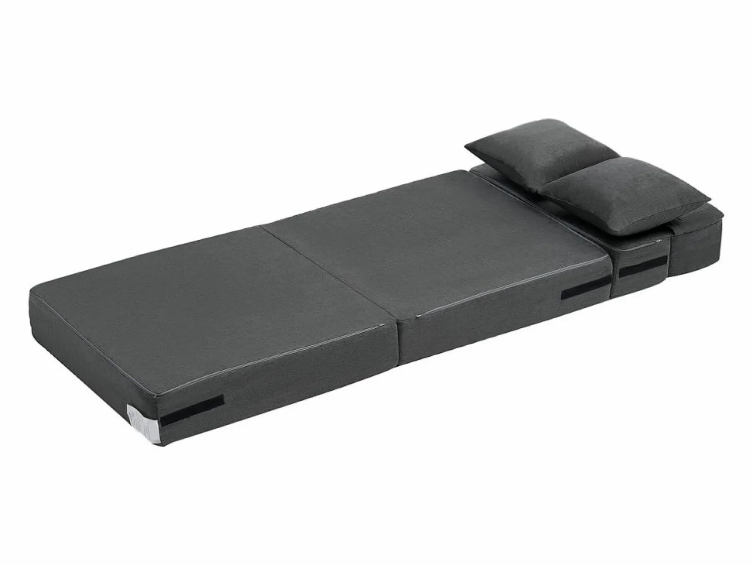 Sale Sofá-Cama Plegable SucceBuy, 3 en 1 Plegable con 2 Almohadas, Gris Oscuro, Individual Sofá Vintage