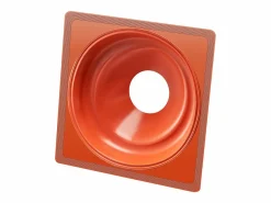 Best Soleras de Techo SucceBuy Lote de 2 de Metal para Tubos de 16cm a 30cm, Solera de Tubo de Techado Flexible de Silicona, para Chimeneas, Respiraderos Rojo