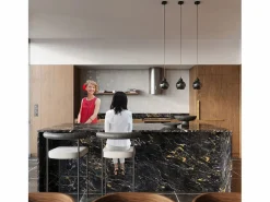 Sollux Lighting Sollux Alino Lámpara de techo semiempotrable multi brazos negra