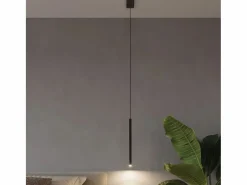 Sollux Lighting Sollux PASTELO - 1 lámpara colgante de techo negra, G9