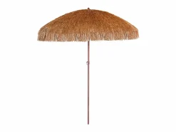 Dcb Garden Sombrilla con flecos en acero acabado madera