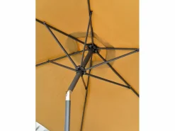 Sale Sombrilla con manivela en aluminio y lona Sombrilla