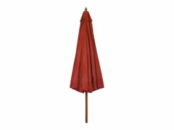 Clicnbuy Sombrilla de jardín con palo de madera terracota 330 cm