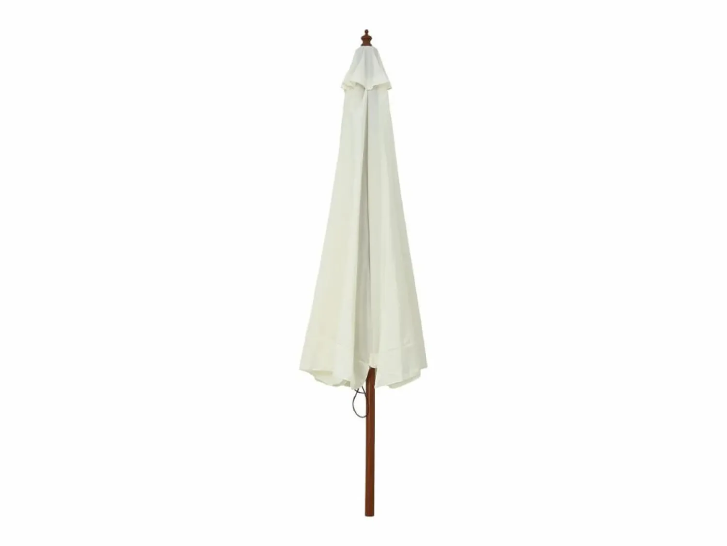 Clicnbuy Sombrilla de jardín con palo de madera arena 330 cm