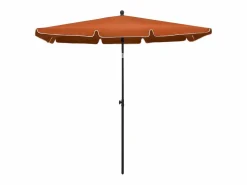 Discount Sombrilla de jardín con palo terracota 210x140 cm Sombrilla