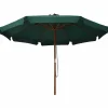 Clearance Sombrilla de jardín con palo de madera verde 330 cm ES592774