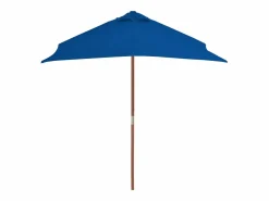 Online Clicnbuy Sombrilla de jardín con palo de madera 150x200 cm Azul