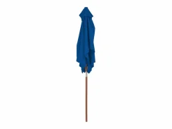 Online Clicnbuy Sombrilla de jardín con palo de madera 150x200 cm Azul