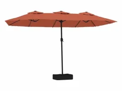 Hot Clicnbuy Sombrilla doble color terracota 449x245 cm Naranja