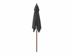 New Sombrilla jardín poste de madera gris antracita 198x198x231 cm ES810989