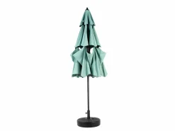 Online Sombrilla rectangular de exterior de doble cara con manivela, estructura de acero, verde claro (4,5x4,5x3m) Sombrilla