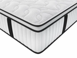 Discount Somier + colchón de muelles ensacados DELICE - 140x190 cm Conjunto Colchón Y Somier