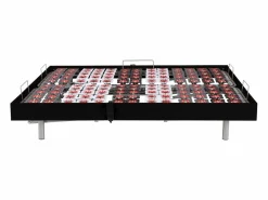 Clearance Ysmée Somier articulado eléctrico 2x48 terminales - 2 x 70 x 190 cm - beige - PITUS de YSMÉE Negro