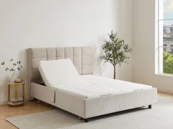 Ysmée Somier articulado eléctrico 2x48 terminales - 2 x 70 x 190 cm - - PITUS de DREAMEA