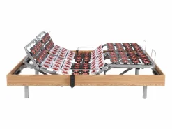 Best Somier articulado eléctrico 2x48 terminales - 2 x 70 x 190 cm - gris - PITUS de YSMÉE Somier Relax
