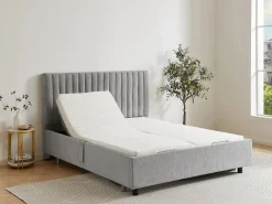 Ysmée Somier articulado eléctrico 2x48 terminales - 2 x 70 x 190 cm - - NALU de DREAMEA