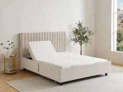 Discount Somier articulado eléctrico 2x48 terminales - 2 x 70 x 190 cm - - NALU de DREAMEA Cama Articulada