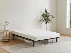 Discount Ysmée Somier articulado manual sobre enganches 80x200 cm Gris