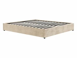 Hot Ysmée Somier con arcón 140 x 190 cm en tela texturizada - FIRMEO de YSMÉE Beige