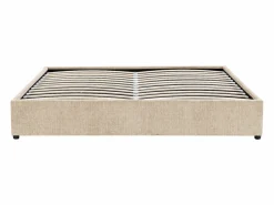 Hot Ysmée Somier con arcón 140 x 190 cm en tela texturizada - FIRMEO de YSMÉE Beige
