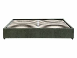 Hot Ysmée Somier con arcón 160 x 200 cm tamaño queen en tela texturizada - FIRMEO de YSMÉE Verde