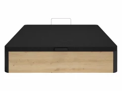 Sale Somier con cajón 120 x 200 cm - Natural claro y negro - NAMOSI de YSMÉE Somier Con Canapé