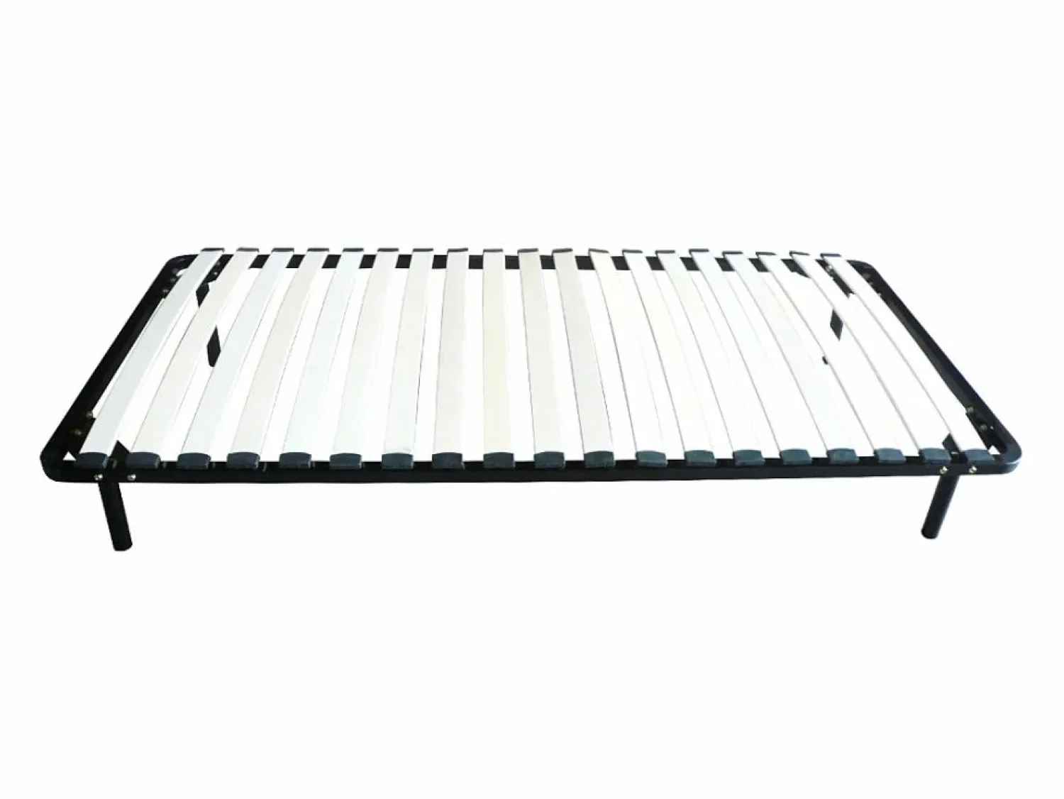 Outlet Somier de laminas con 4 patas 90x200 cm - 19 laminas Base De Cama De Láminas