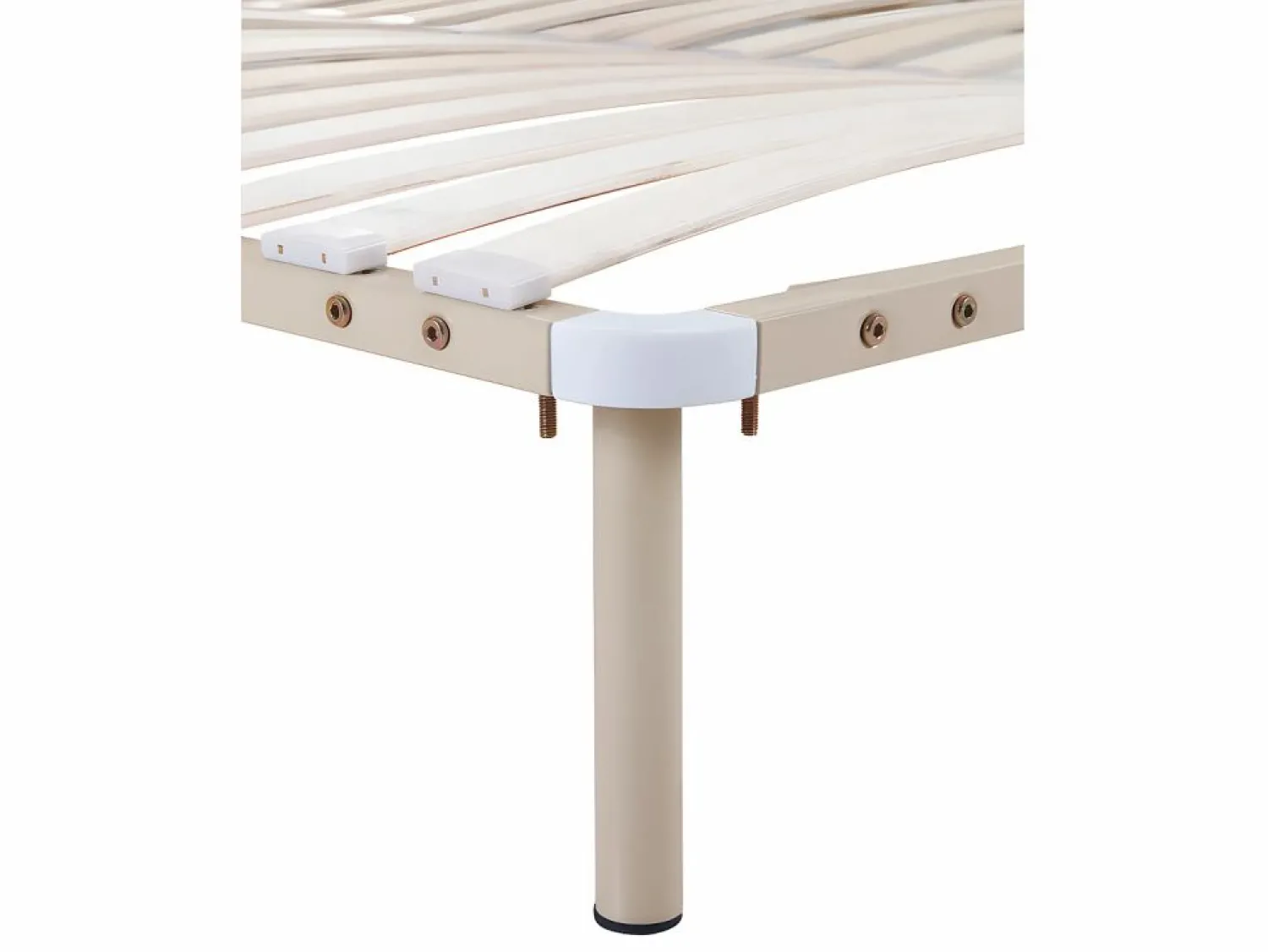 New Somier de laminas con patas 140x190 cm - 19 laminas - Base De Cama De Láminas|Somier - 140X190Cm