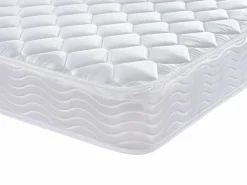 Discount Somier de láminas + colchón de muelles 140x190 WOLKENLOS Conjunto Colchón Y Somier