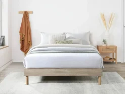 Ysmée Somier de láminas 140 x 190 cm - Natural claro - MUCHIGAN de YSMÉE