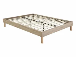 Outlet Somier de láminas 160 x 200 cm - Natural claro - MUCHIGAN de YSMÉE Base De Cama De Láminas|Somier - 160X200Cm