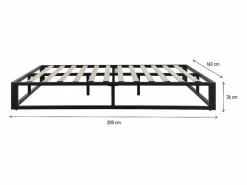 Sale Habitat et jardin Somier metálico - 160 x 200 Negro