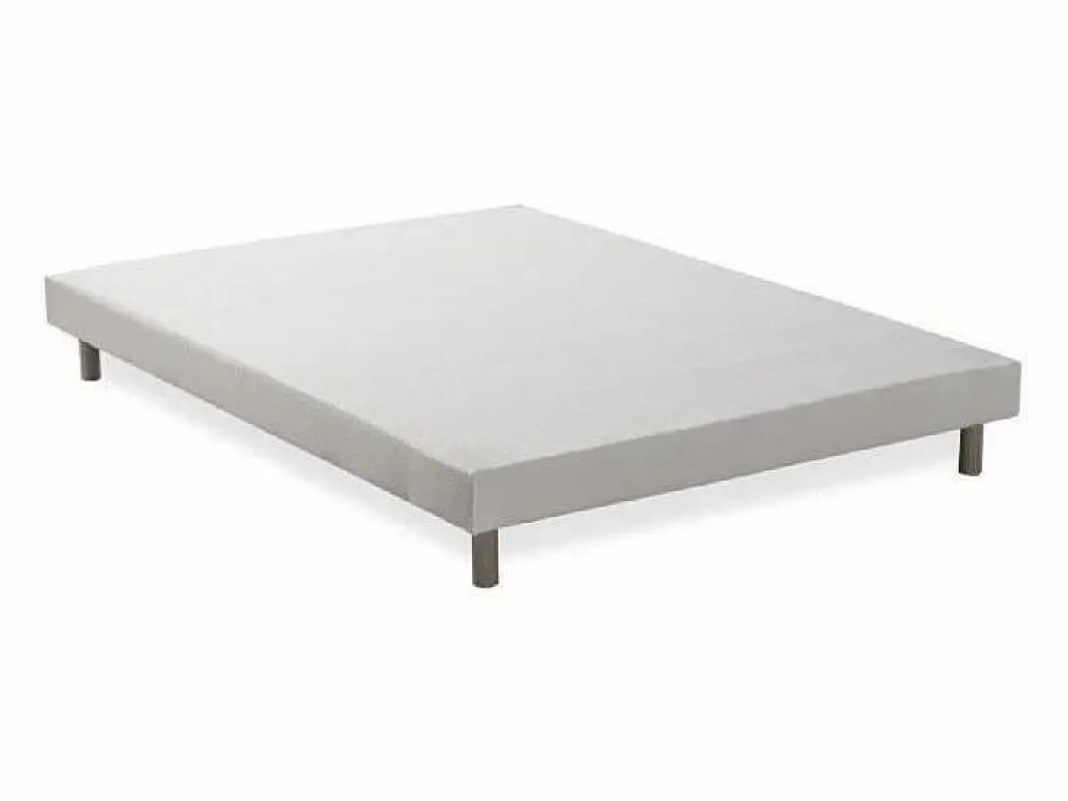 Outlet Somier tapizado con láminas 160 x 200 de madera maciza blanca - FINLANDEK Rakenne Blanco