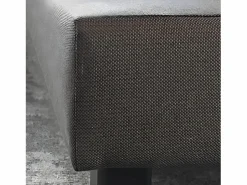 Douce Lune Somier tapizado 90x190 - Madera de pino reforzada - Haya maciza - Antracita - Estructura sólida de calidad - Cómodo ®