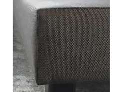 Douce Lune Somier tapizado 90x190 - Madera de pino reforzada - Haya maciza - Antracita - Estructura sólida de calidad - Cómodo ®